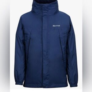 Marmot Dark Blue Youth Unisex Mesh Rain Jacket